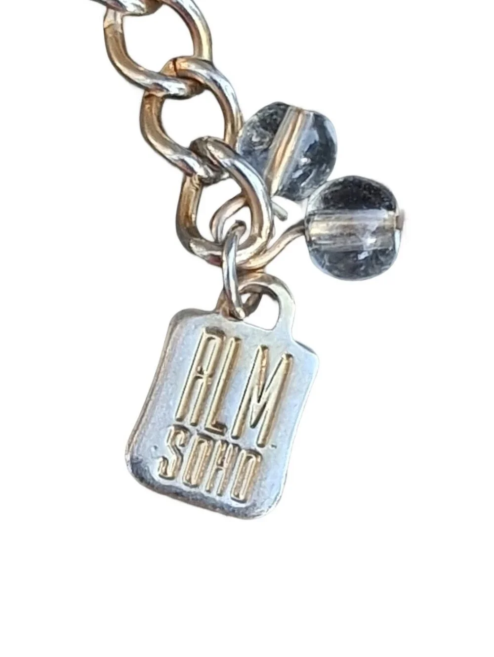 RLM Soho Robert Lee Morris Layered Hammered Pendant Necklace Gold Tone